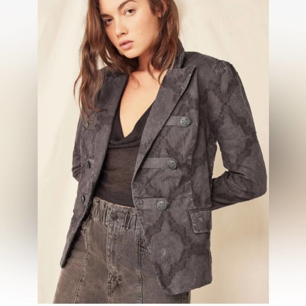 Free People James Blazer Military vintage look.  Size: XS
